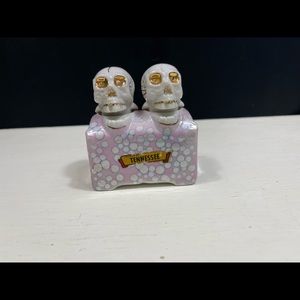 Vintage Skull Nodders Salt & Pepper Shakers